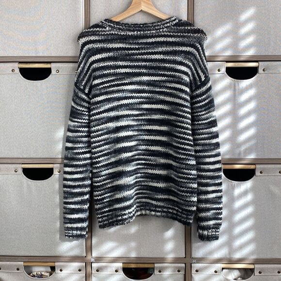 Cardigan brand Peruvian alpaca crew neck - Picture 4 of 4